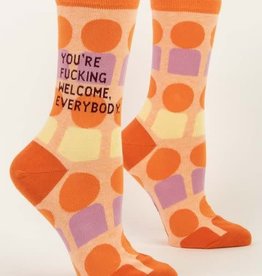 You're Fucking Welcome Crew Socks