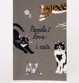 People I Love: Cats Dish Towel