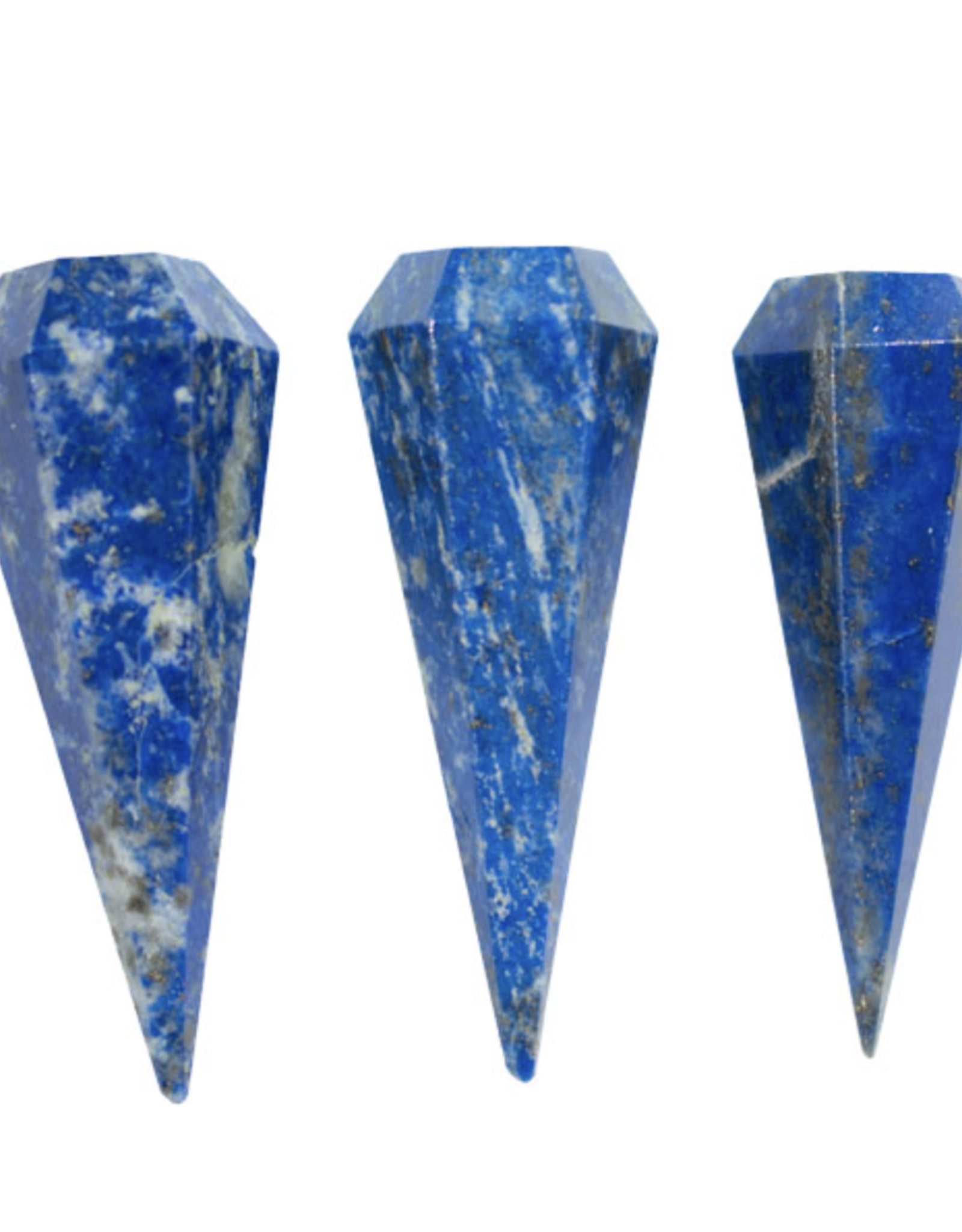 Faceted Pendulum - Lapis Lazuli