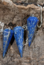 Faceted Pendulum - Lapis Lazuli Faceted Pendulum - Lapis Lazuli