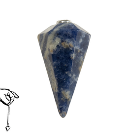 Faceted Pendulum - Sodalite