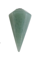 Faceted Pendulum - Green Aventurine