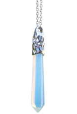 Point Filigree Necklace - Opalite