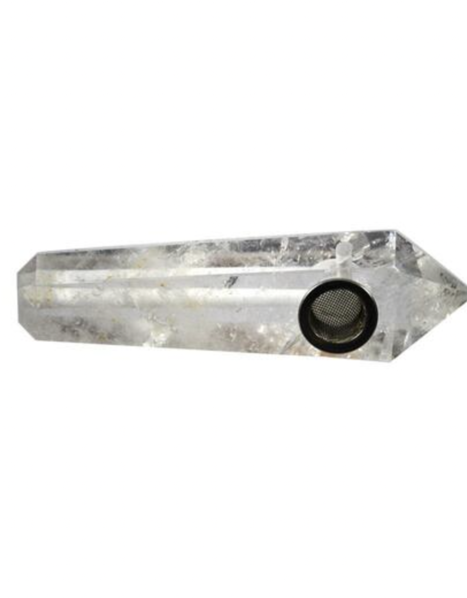 Eye-Cee - Clear Quartz Crystal Pipe