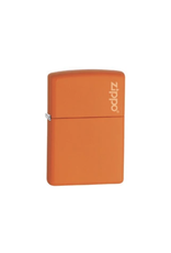 Zippo Orange Matte Zippo w/Logo