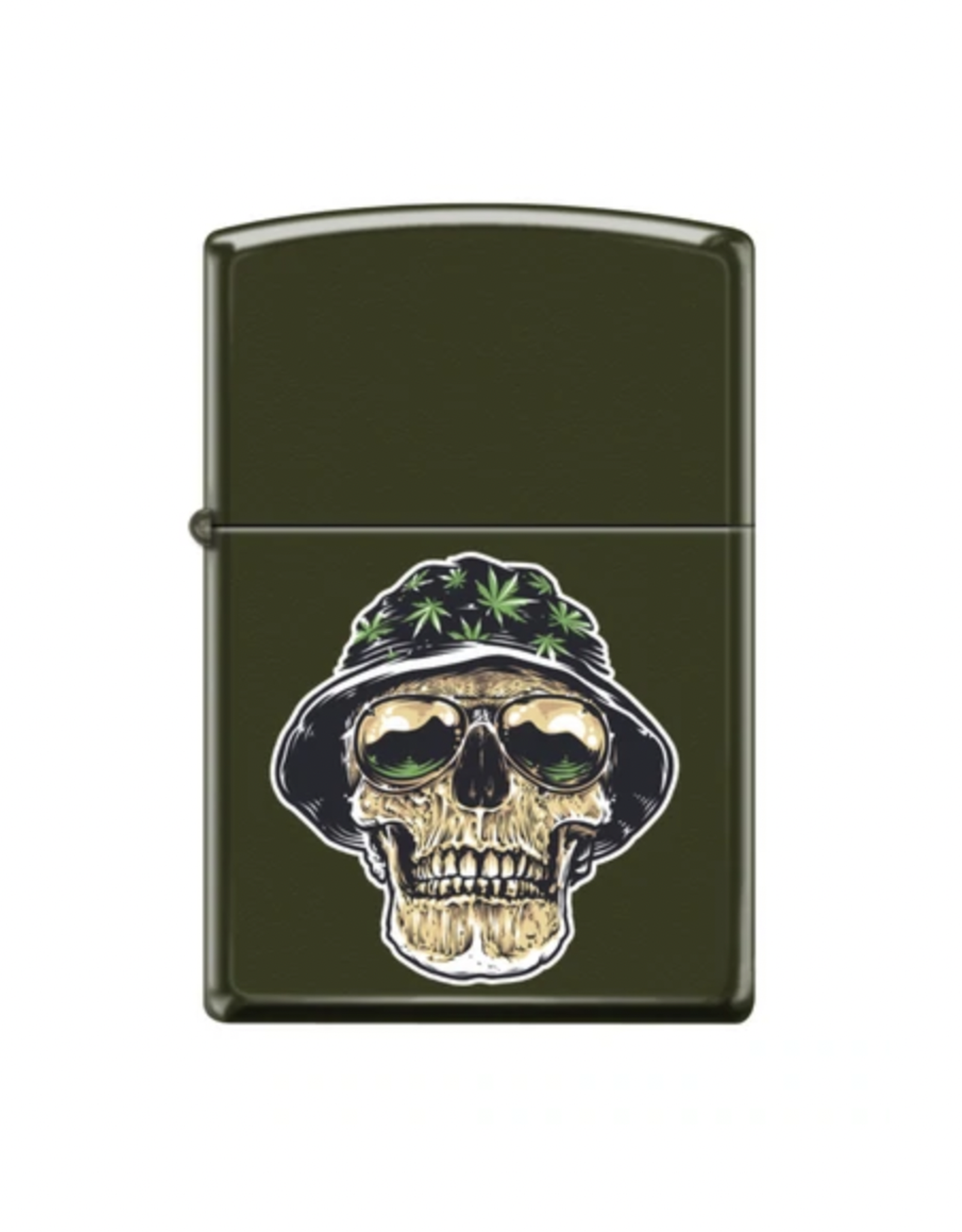 Zippo Leaf Cannabis Skull Zippo