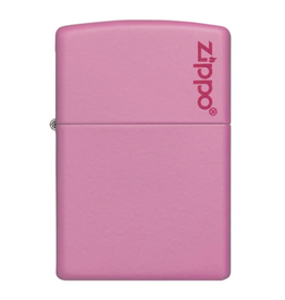 Zippo Pink Matte Zippo w/Logo