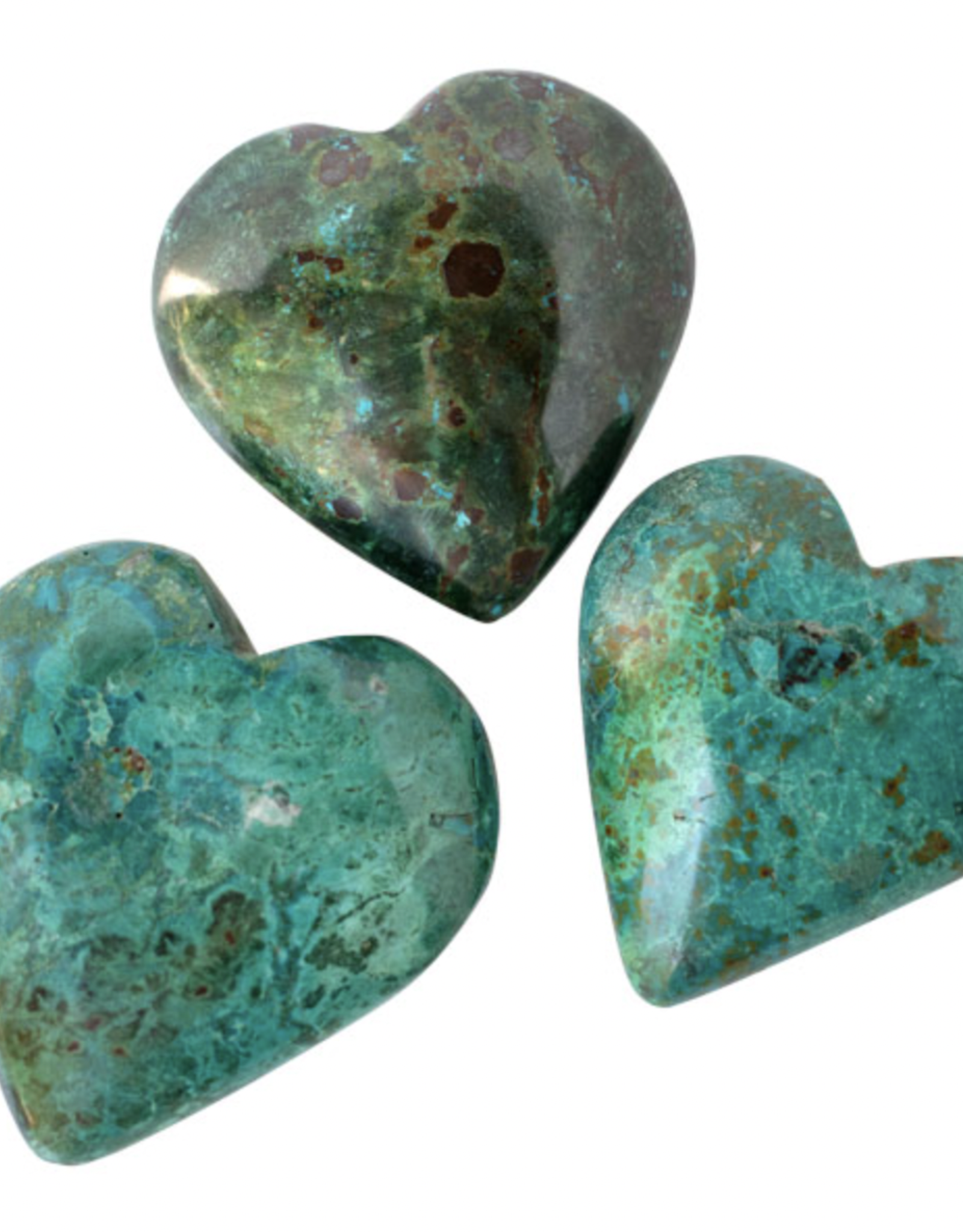 Chrysocolla Heart