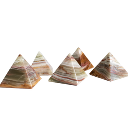 Pyramid - Rainbow Onyx