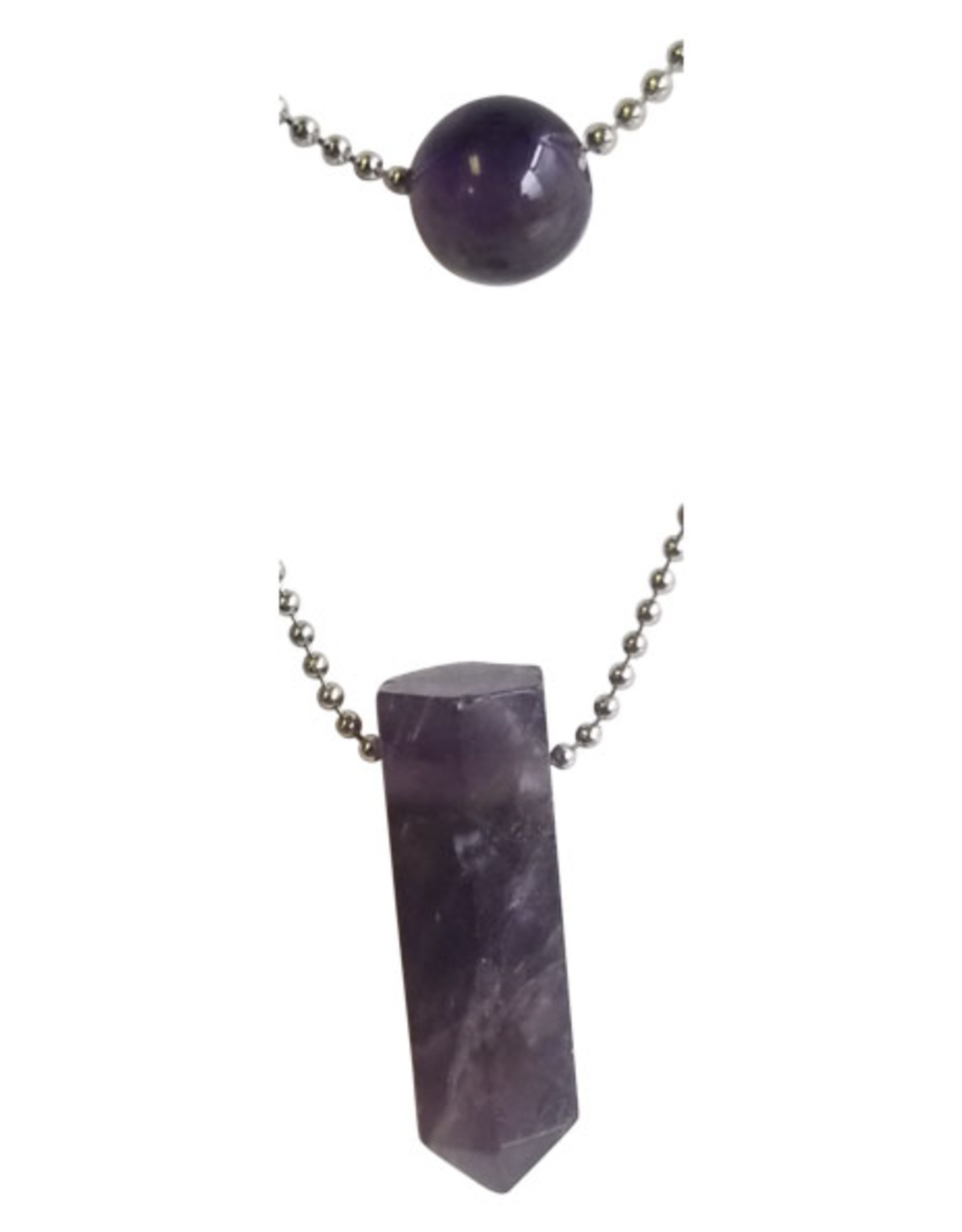 Layered Necklace - Amethyst