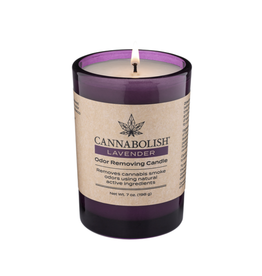 Lavender Cannabolish Odour Removing Candle - 7oz.