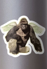 Harambe from Above Sticker