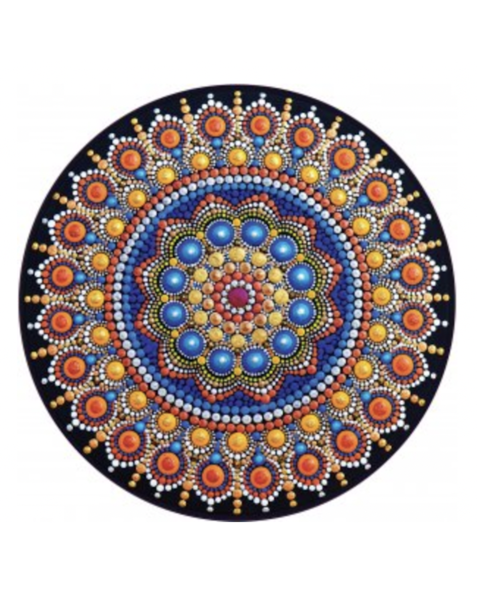 Magical Mandala Round Puzzle - 1000 Piece