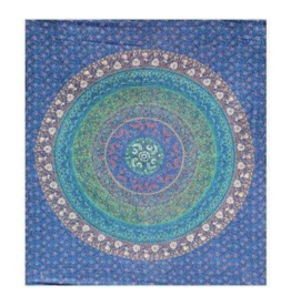 Multicolour Floral 84" x 100" Double Tapestry