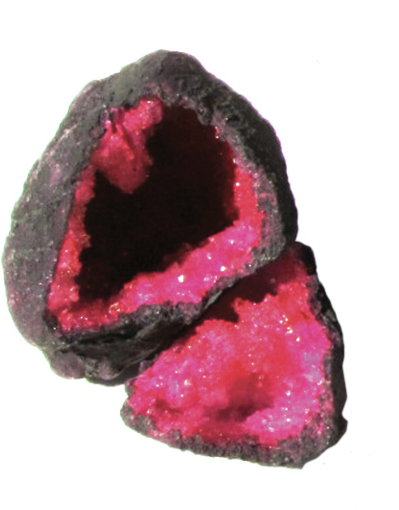 Geode - Pink Open/Cracked (Pair)