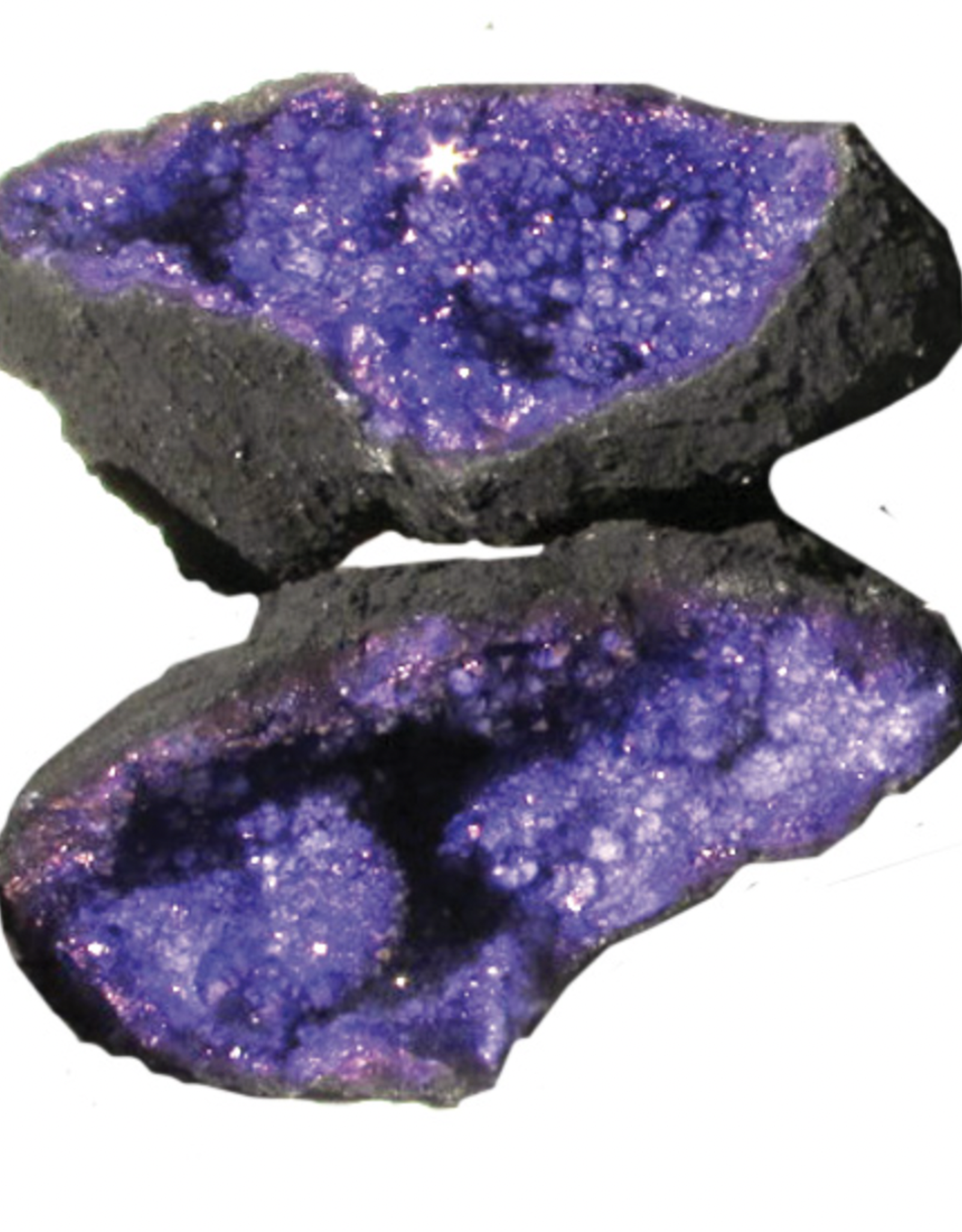 Geode - Purple Open/Cracked (Pair)