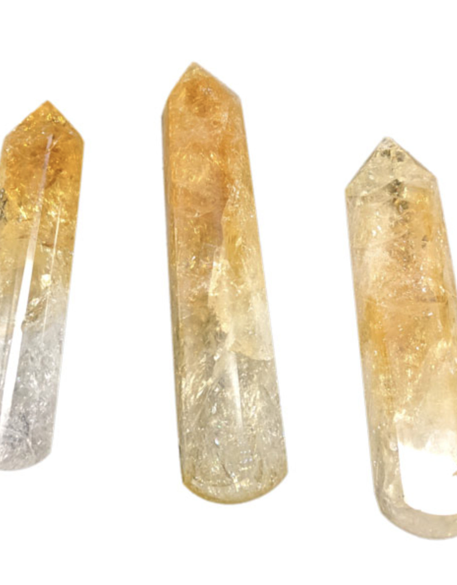 Wand - Citrine - Faceted