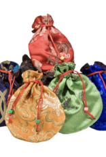 Tibet Silk Mala Prayer Bead Bag - Assorted