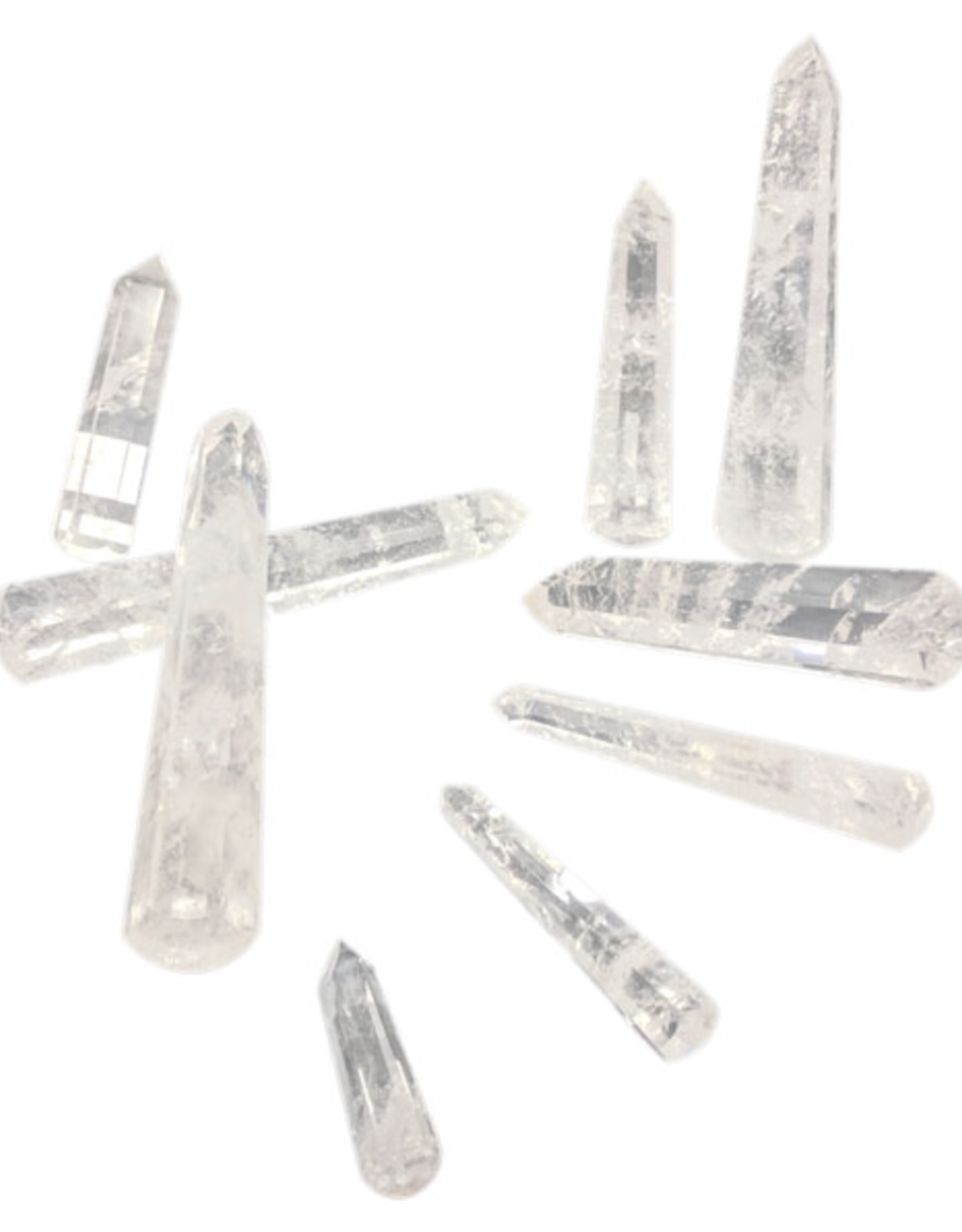 Faceted Wand - Clear Quartz