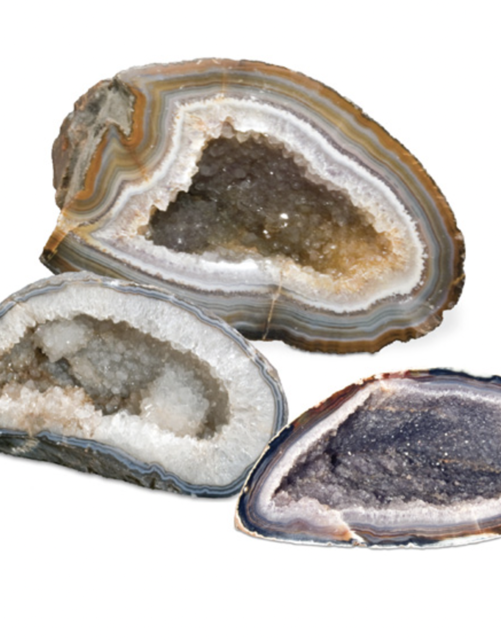 Agate Geode Natural (Polished Face)