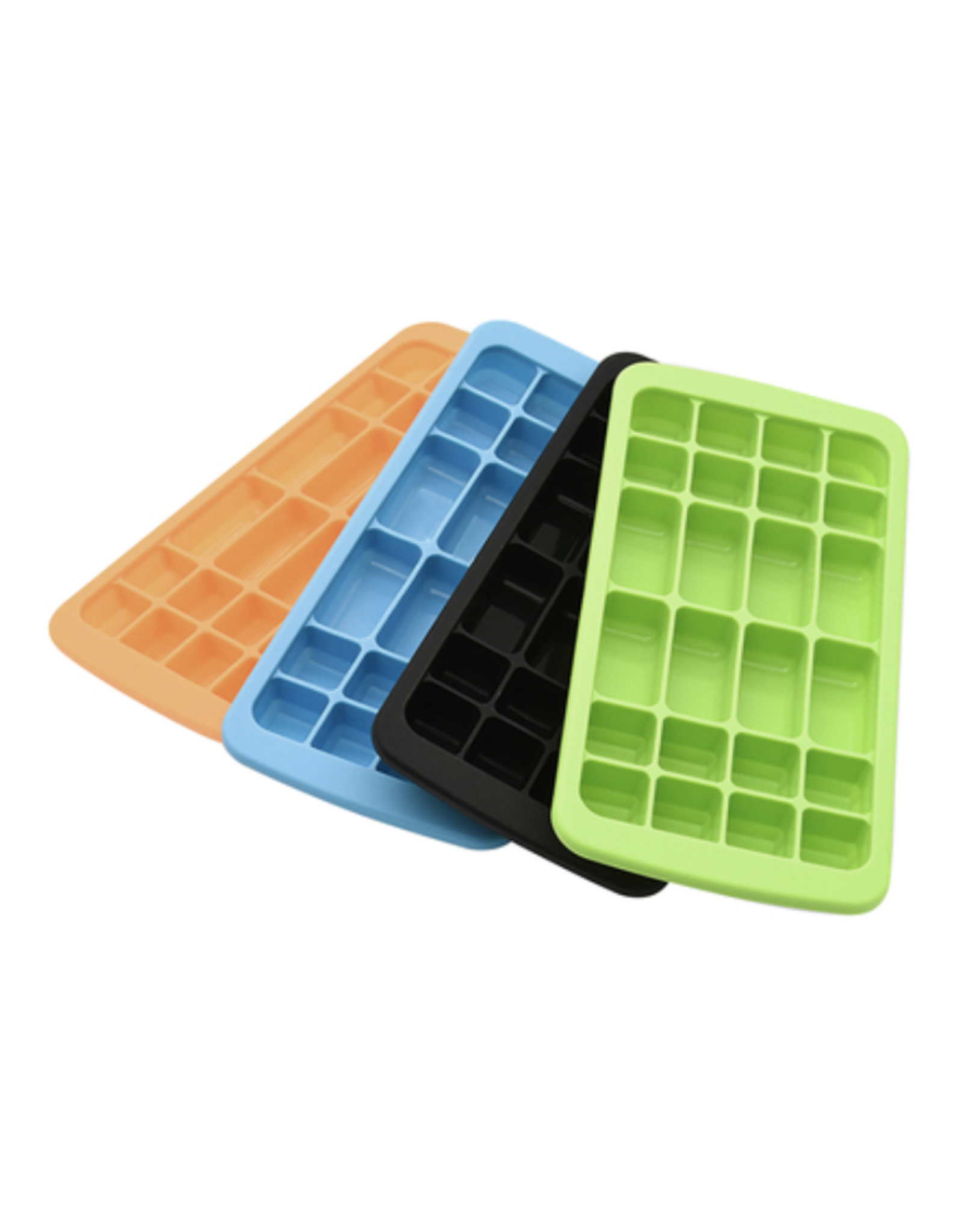 Silicone 24-Cavity Ice Cube Tray w/ Lid by Dope Molds