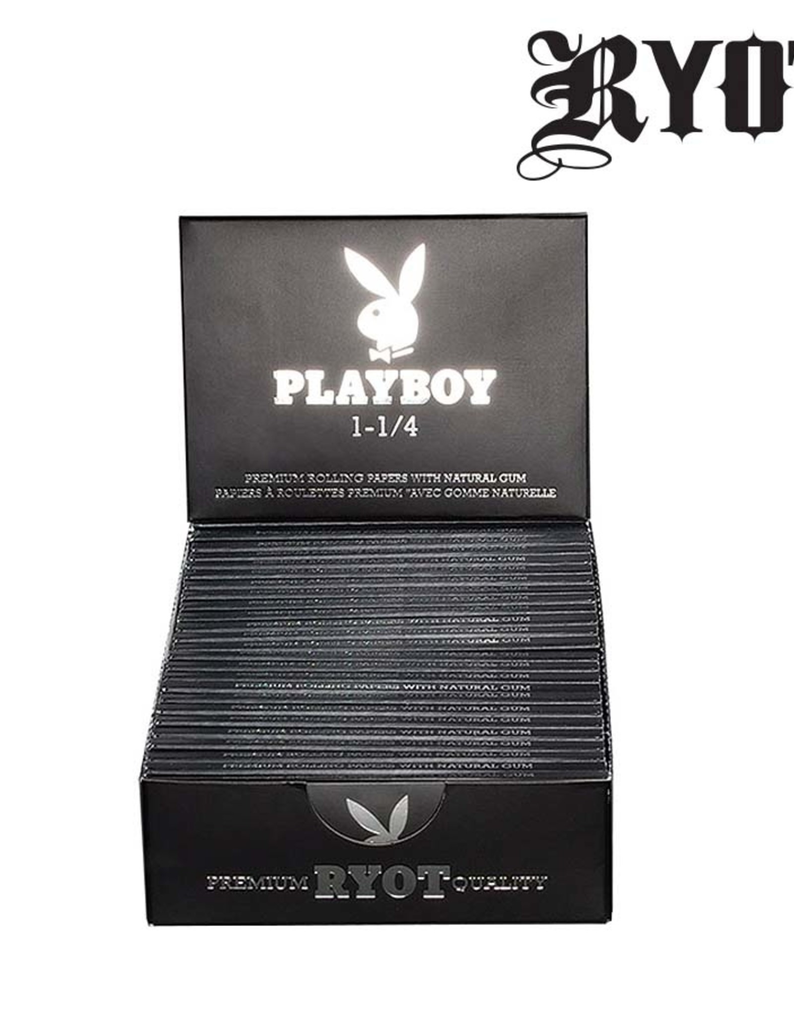 Ryot Playboy by RYOT 1.25 Rolling Papers - Black