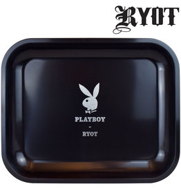 Ryot Silver Playboy Bunny Rolling Tray - 13.5″ x 10.5″