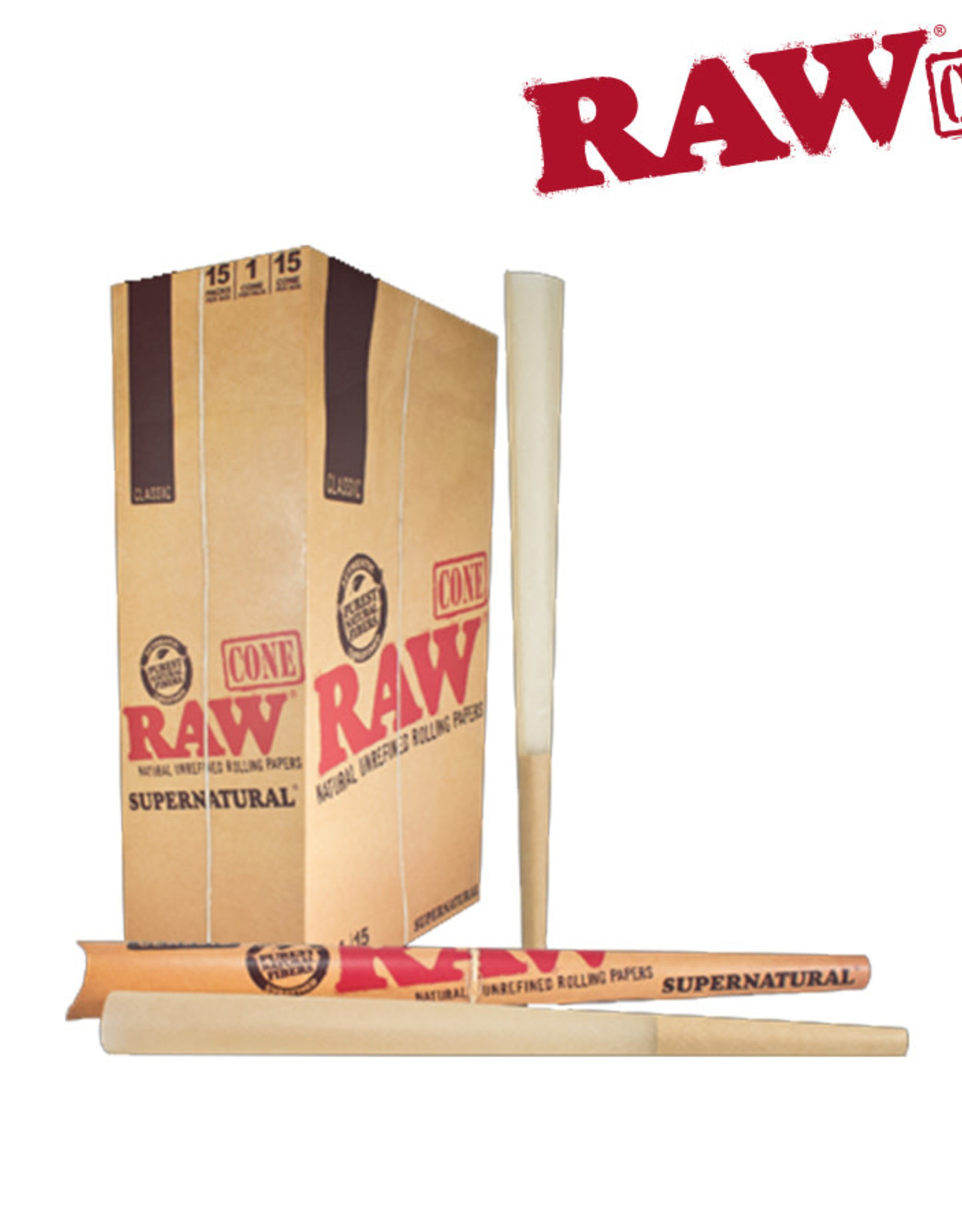 RAW RAW 12" Supernatural Pre-Rolled Cone