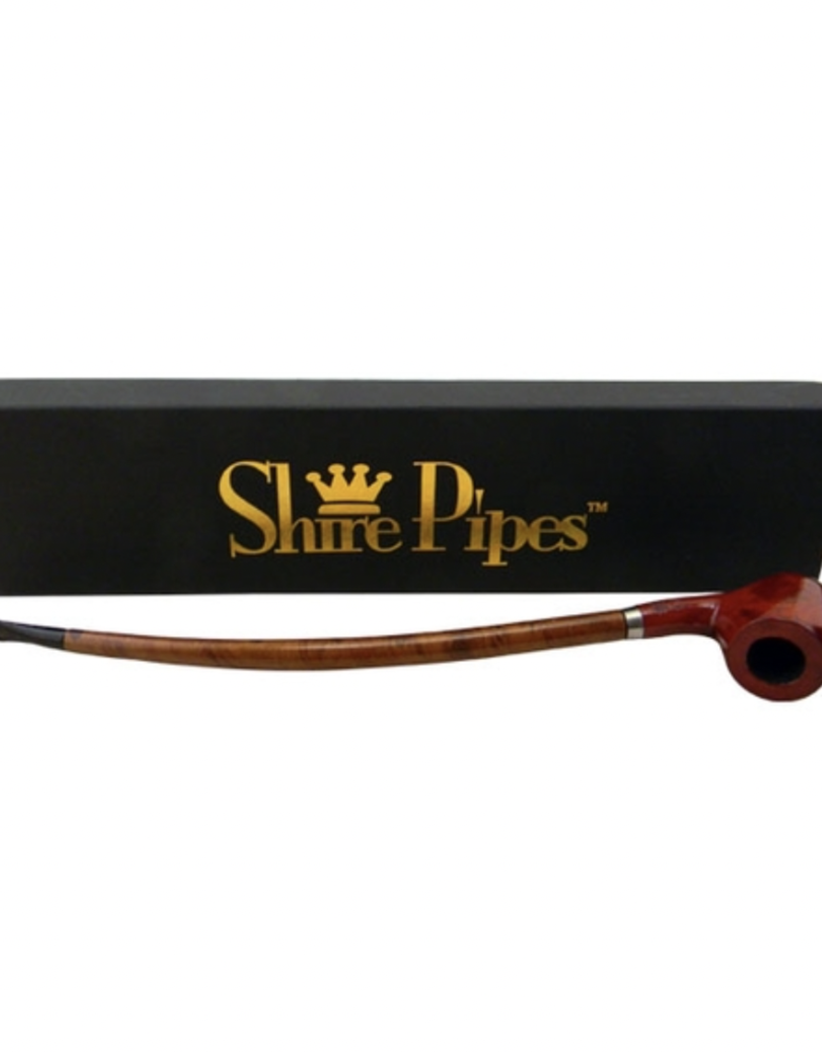 11.5" Apple Churchwarden Rosewood Pipe by Shire Pipes