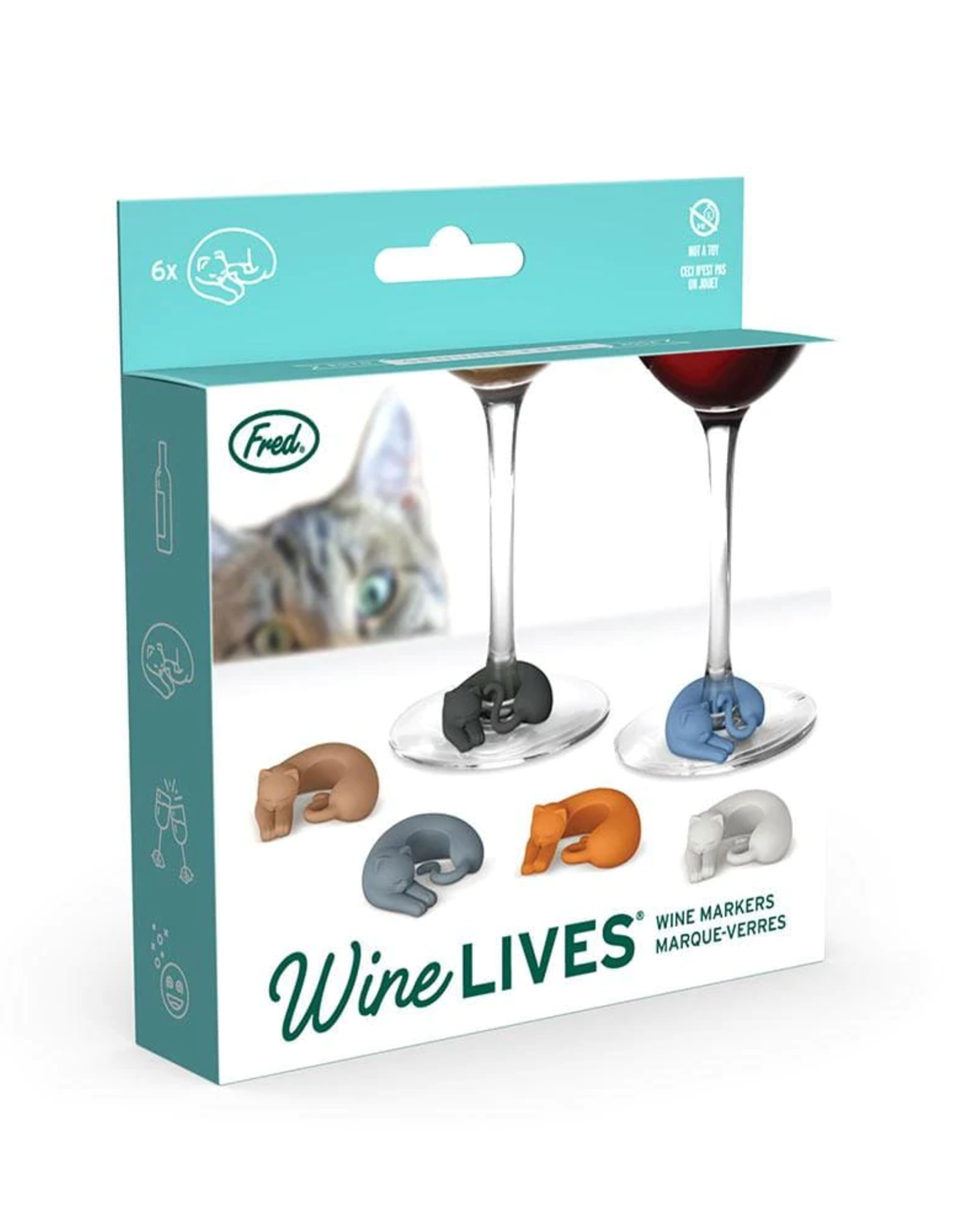 Wine Lives - Kitty Wine Markers