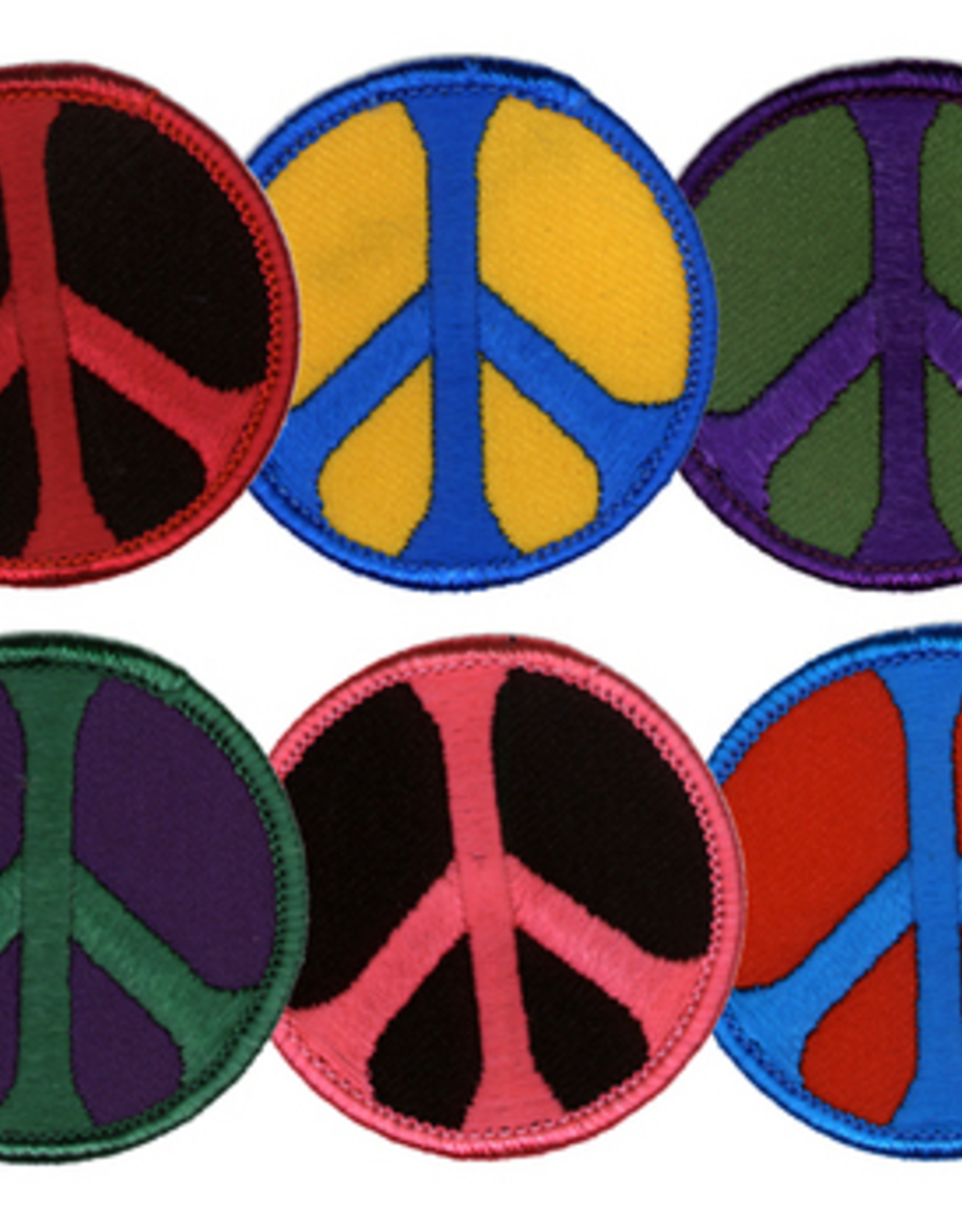 Peace Sign Patch - Assorted Colours