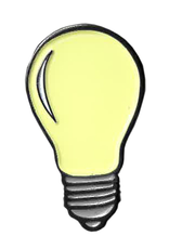 Light Bulb Enamel Pin