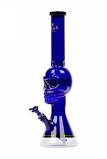 GEAR Premium 18" Blue Tuxedo Skull Beaker w/Black Accents by GEAR Premium