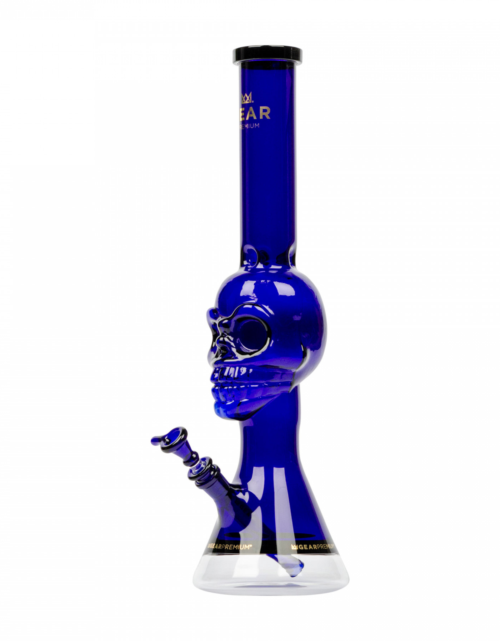 GEAR Premium 18" Blue Tuxedo Skull Beaker w/Black Accents by GEAR Premium