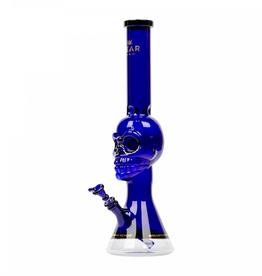 GEAR Premium 18" Blue Tuxedo Skull Beaker w/Black Accents by GEAR Premium