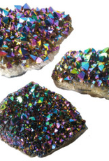 Rainbow Titanium Amethyst Cluster