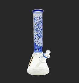 Cheech 14" Spaceship Sandblasted Beaker by Cheech