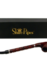 10.5" Bent Brandy w/ Long Spiral Shank Rosewood Shire Pipe