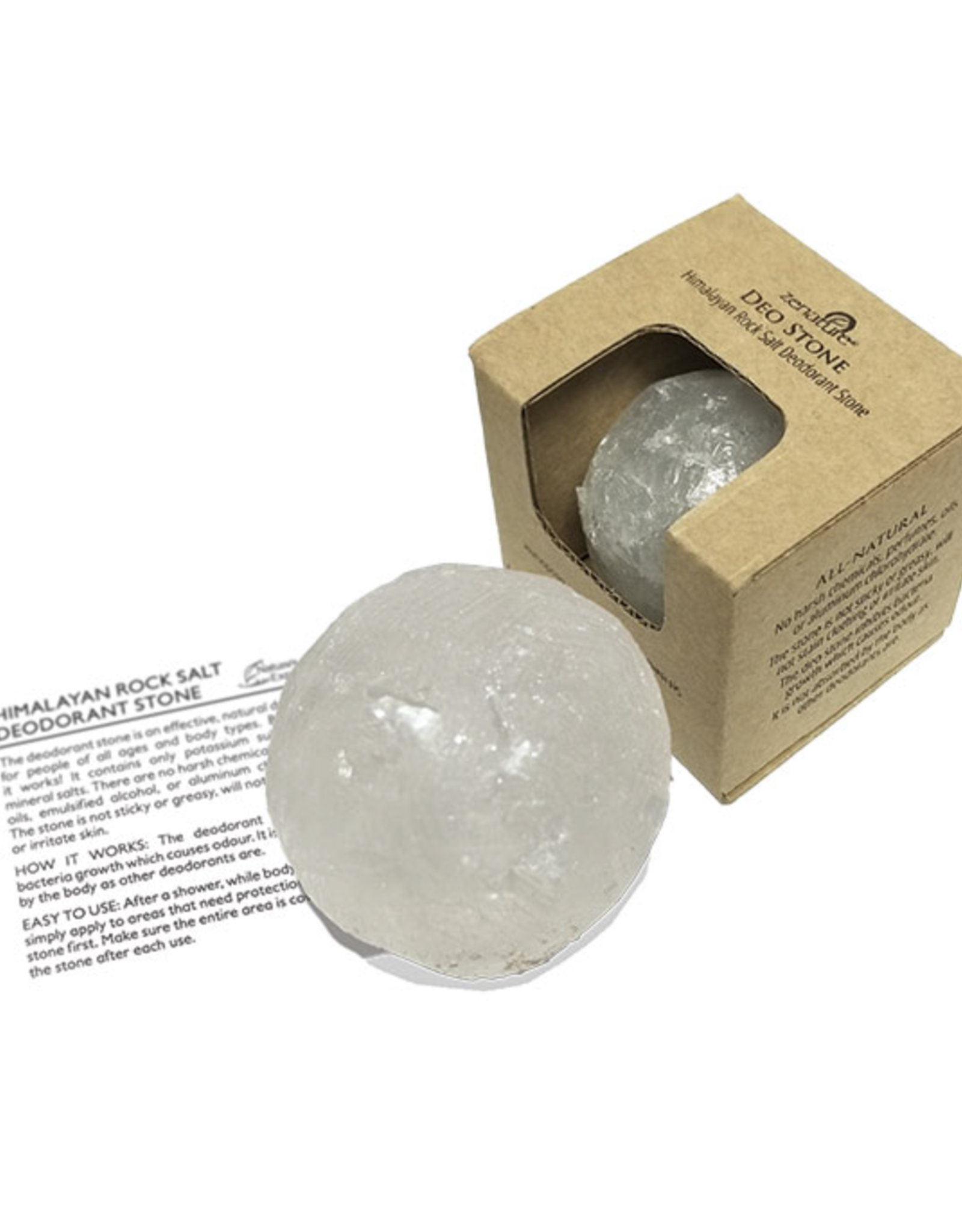 Mineral Salt Deodorant Stone