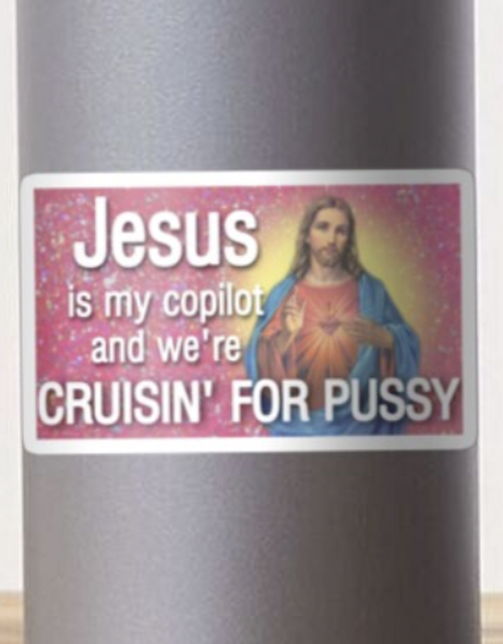 Jesus is my Copilot Sticker