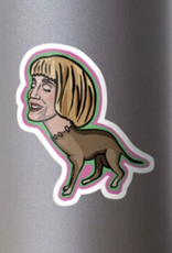 Mars Attacks Dog Girl Sticker