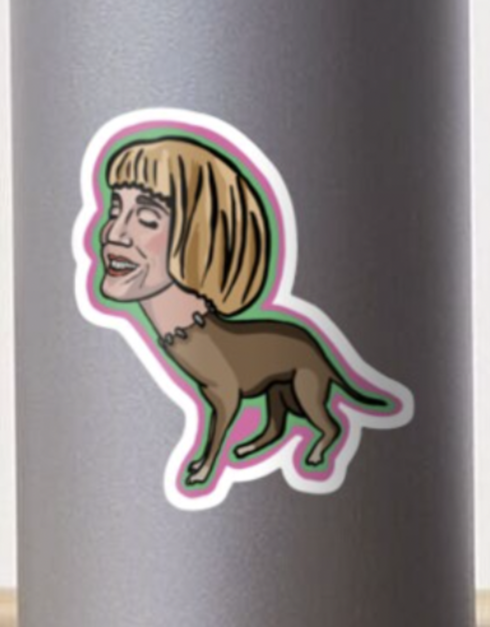 Mars Attacks Dog Girl Sticker