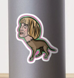 Mars Attacks Dog Girl Sticker