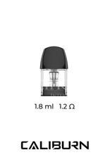 Uwell Uwell Caliburn A2S 1.2 ohm Replacement Pods 4/PK [CRC Version]