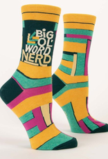 Big Ol' Word Nerd Crew Socks
