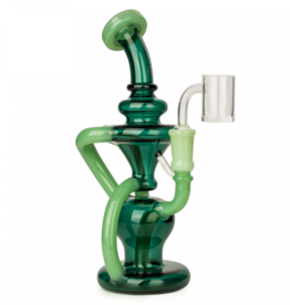 Red Eye Glass 9.5" Perseus Dual Uptake Recycler by Red Eye Glass