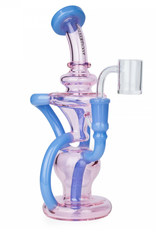 Red Eye Glass 9.5" Perseus Dual Uptake Recycler by Red Eye Glass