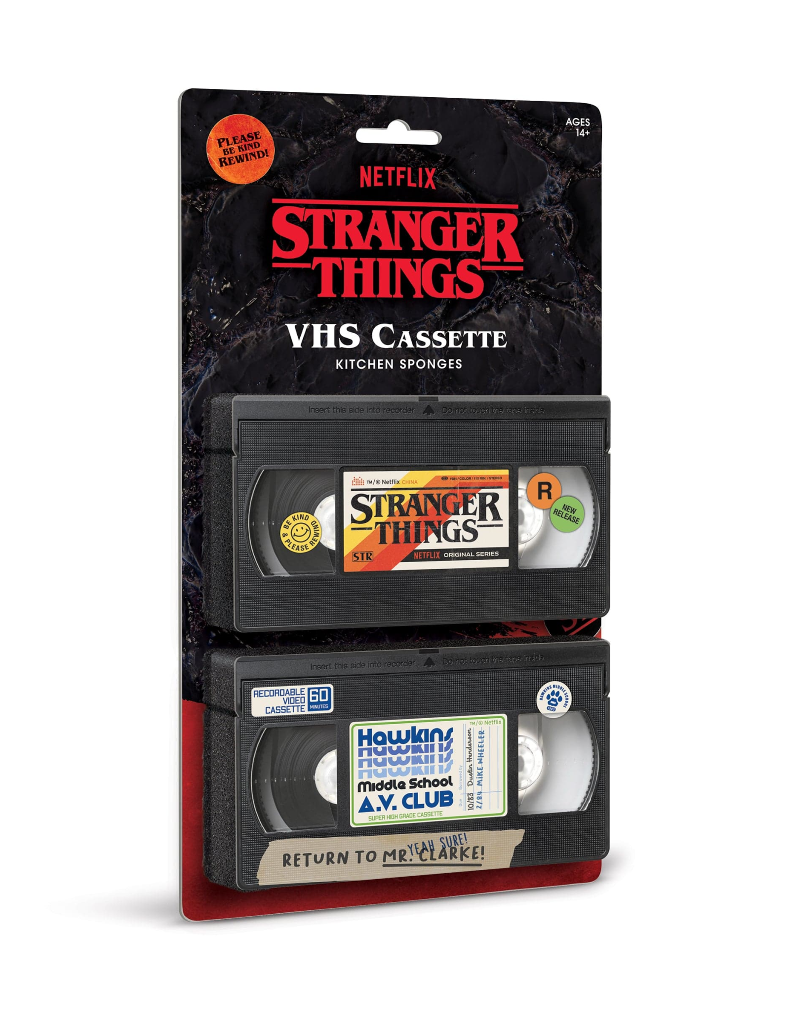 Stranger Things VHS Sponges