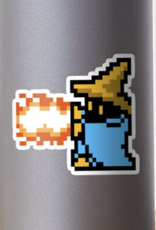 8 Bit Black Mage Sticker