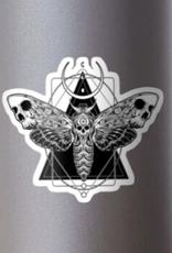 Surreal Death Moth Sticker